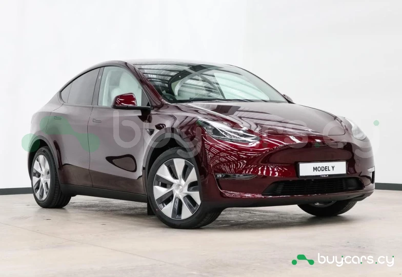 Tesla Model Y Dark red