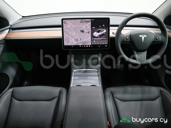 Tesla Model Y Dark red