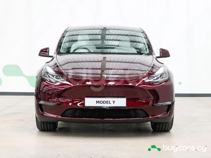 Tesla Model Y Dark red