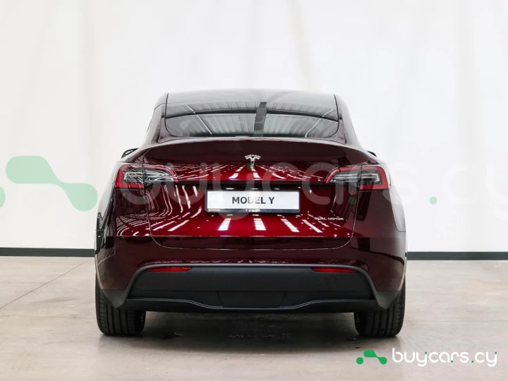 Tesla Model Y Dark red