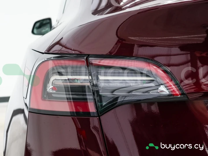 Tesla Model Y Dark red