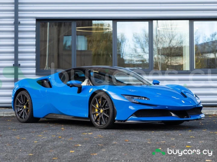 Ferrari SF90 Spider Blue