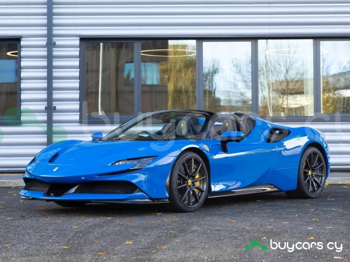 Ferrari SF90 Spider Blue