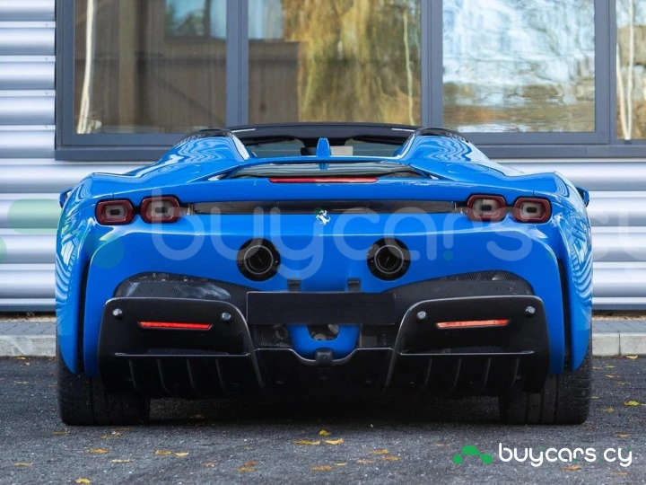 Ferrari SF90 Spider Blue