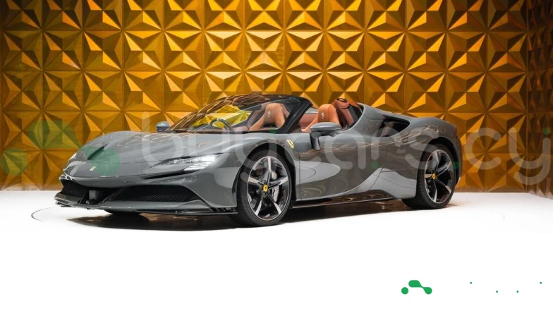 Ferrari SF90 Spider Серый