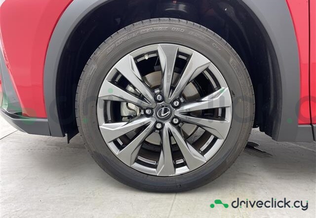 Lexus UX Dark red