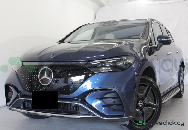 Mercedes EQE SUV Blue