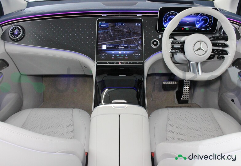 Mercedes EQE SUV Blue