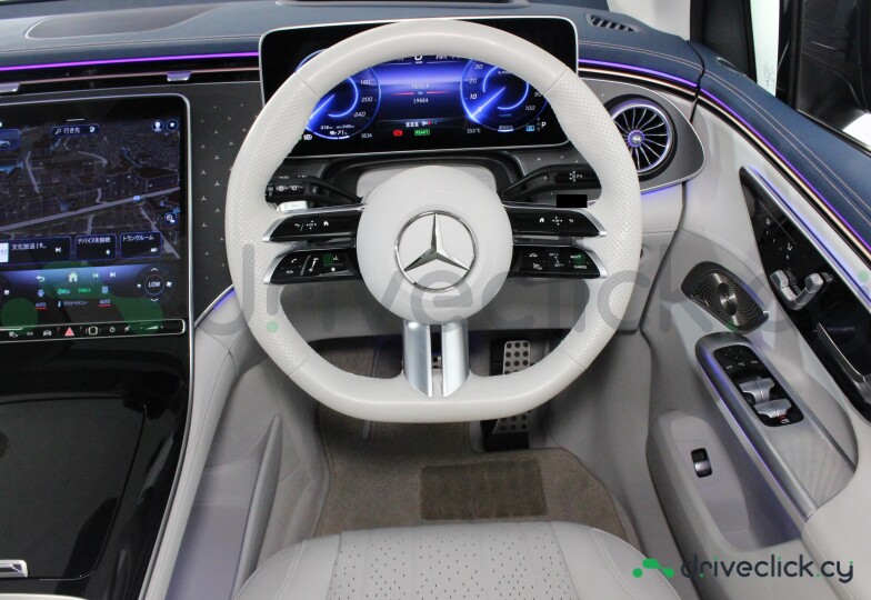 Mercedes EQE SUV Blue