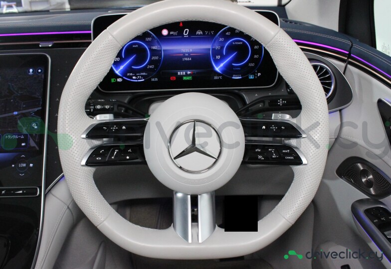 Mercedes EQE SUV Blue