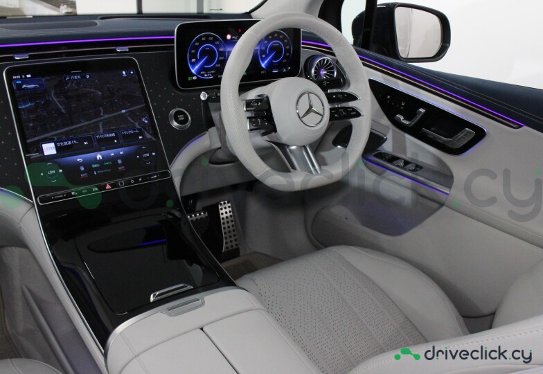 Mercedes EQE SUV Blue