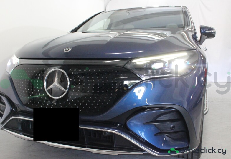 Mercedes EQE SUV Blue