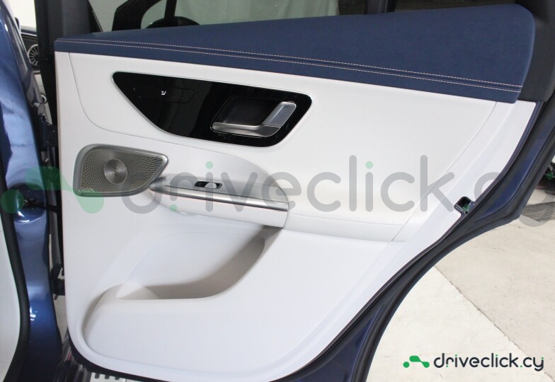 Mercedes EQE SUV Blue