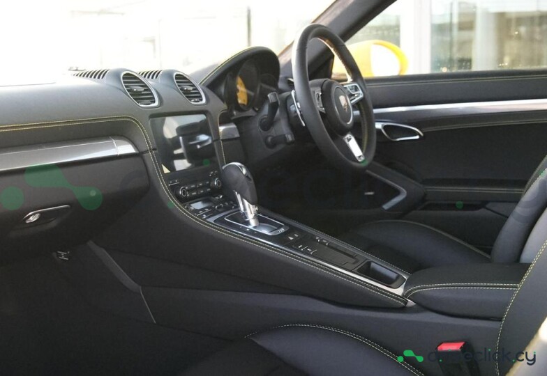 Porsche Cayman Yellow