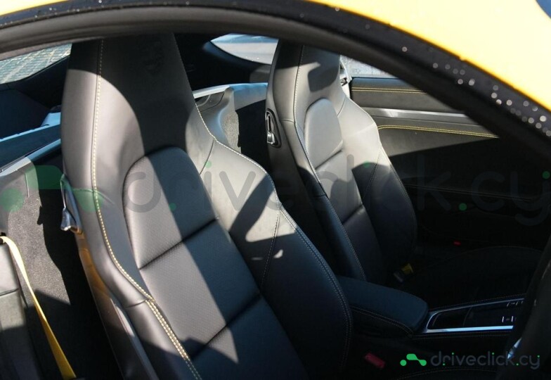 Porsche Cayman Yellow