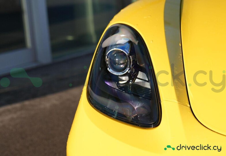 Porsche Cayman Yellow