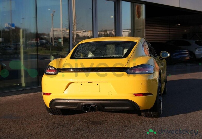 Porsche Cayman Yellow