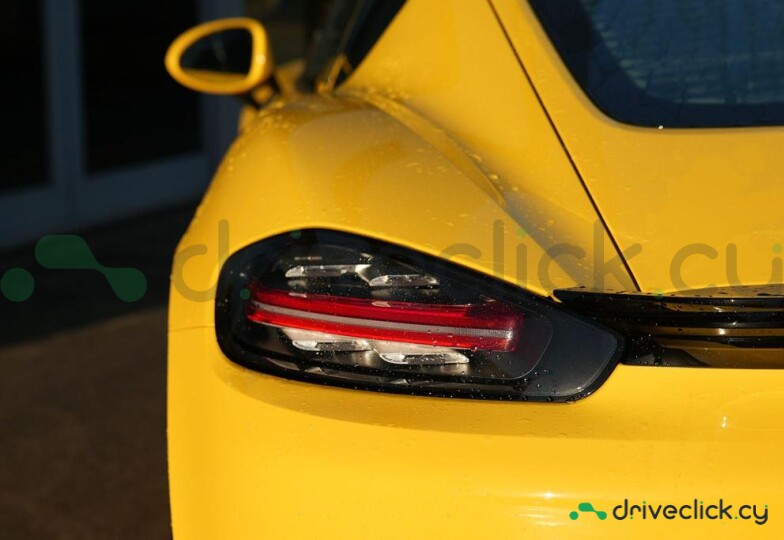 Porsche Cayman Yellow