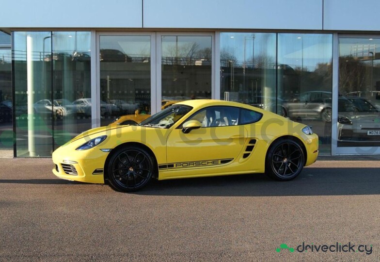 Porsche Cayman Yellow