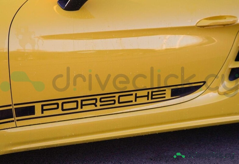 Porsche Cayman Yellow