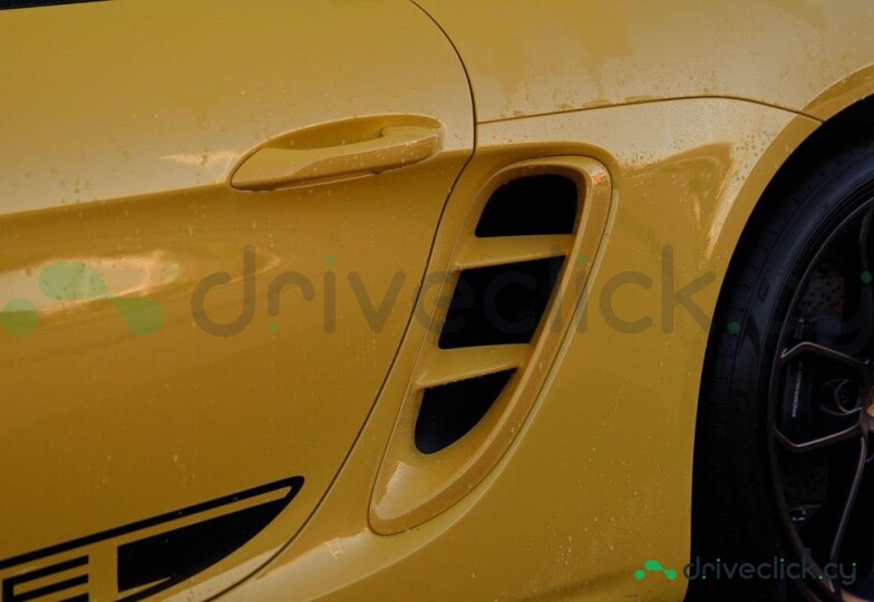 Porsche Cayman Yellow