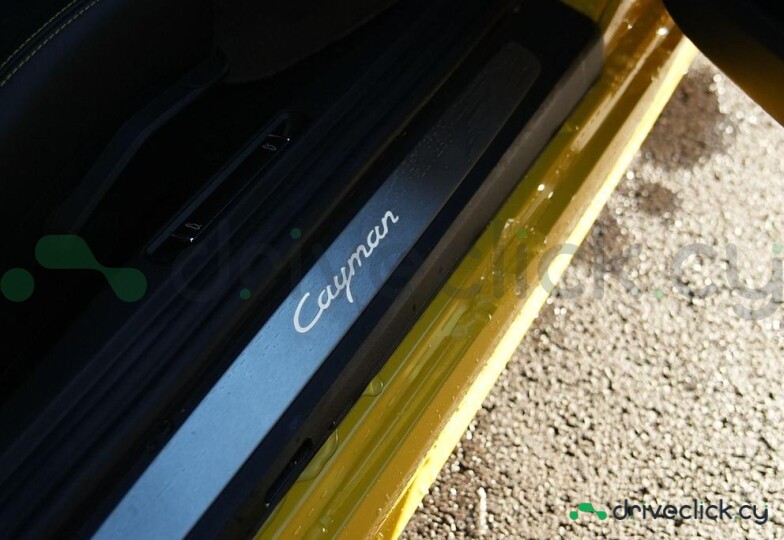 Porsche Cayman Yellow