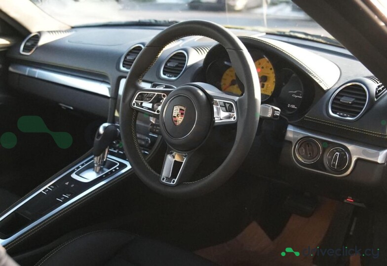 Porsche Cayman Yellow