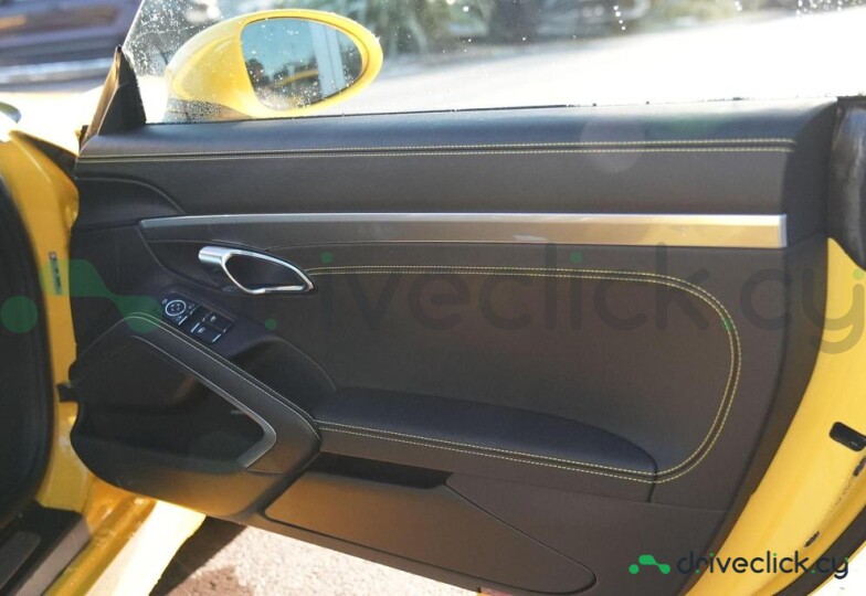 Porsche Cayman Yellow