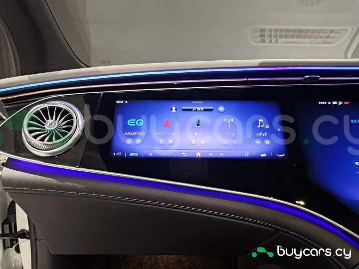 Mercedes EQS SUV White