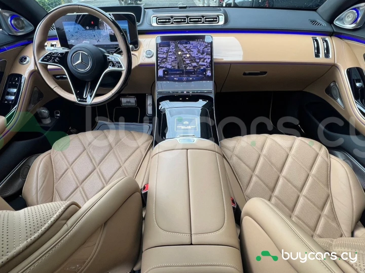 Mercedes S class Бежевый