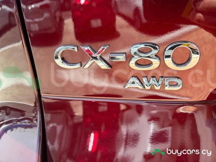 Mazda CX-80 Темно-красный