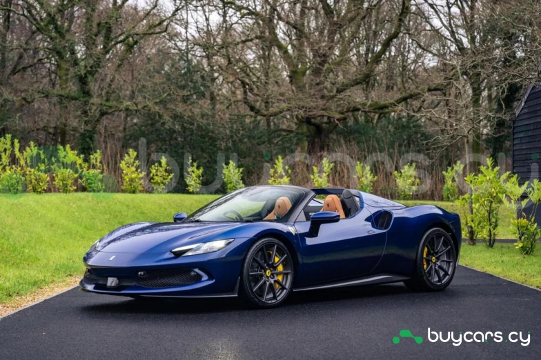 Ferrari 296 GTS Синий