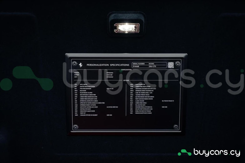 Ferrari 296 GTS Синий