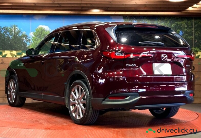 Mazda CX-80 Dark red