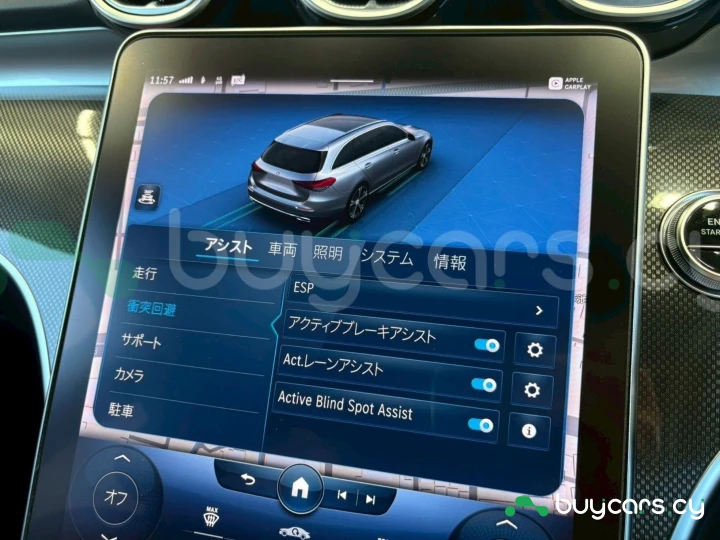 Mercedes C-class Красный