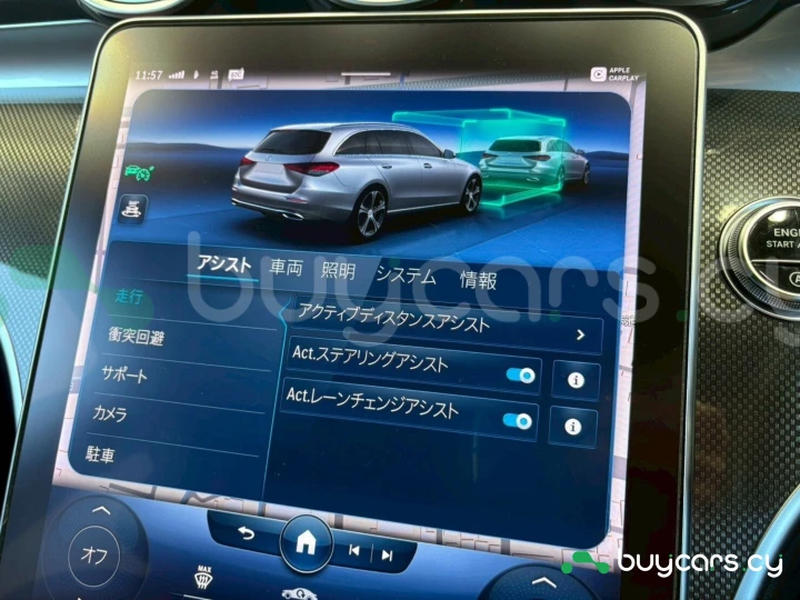 Mercedes C-class Красный