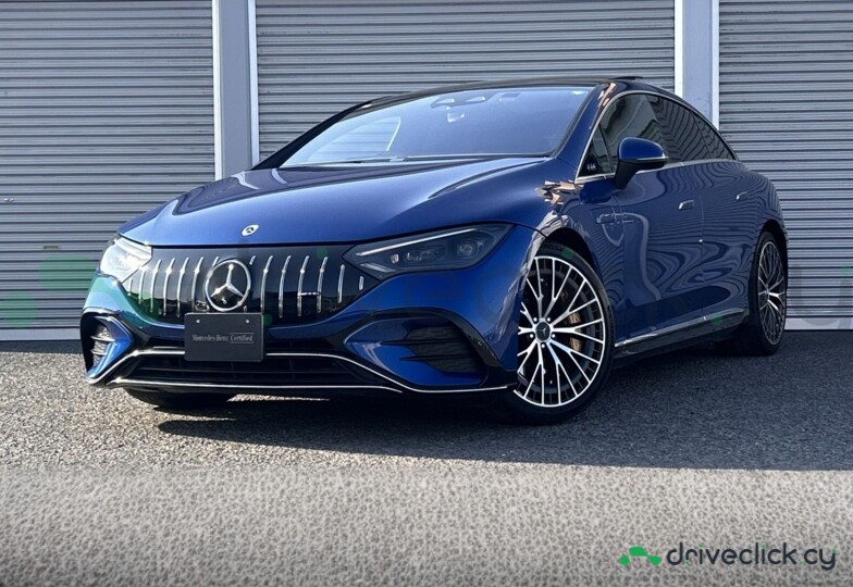 Mercedes EQE Blue