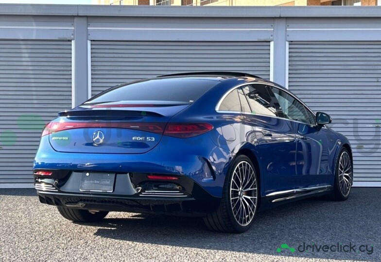 Mercedes EQE Blue