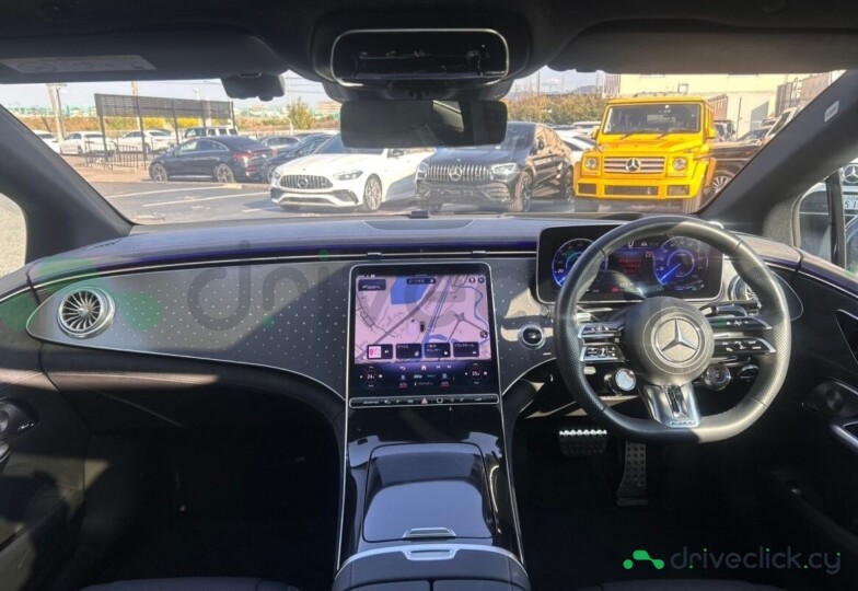 Mercedes EQE Blue