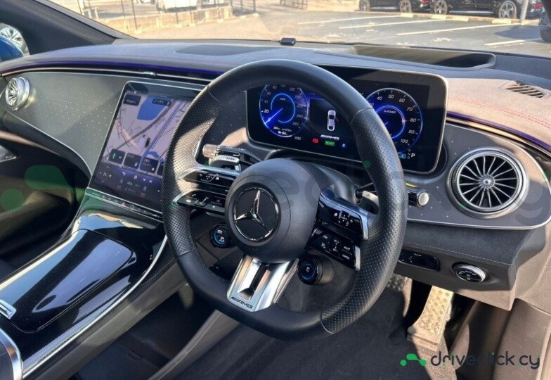 Mercedes EQE Blue