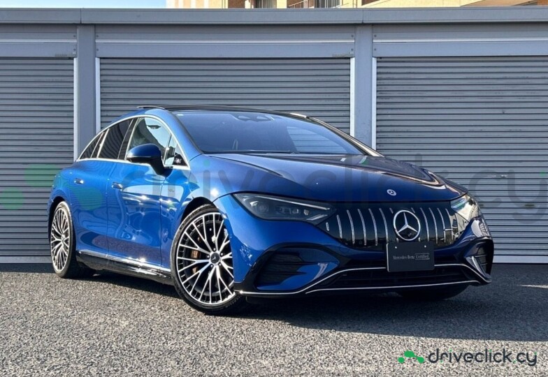 Mercedes EQE Blue