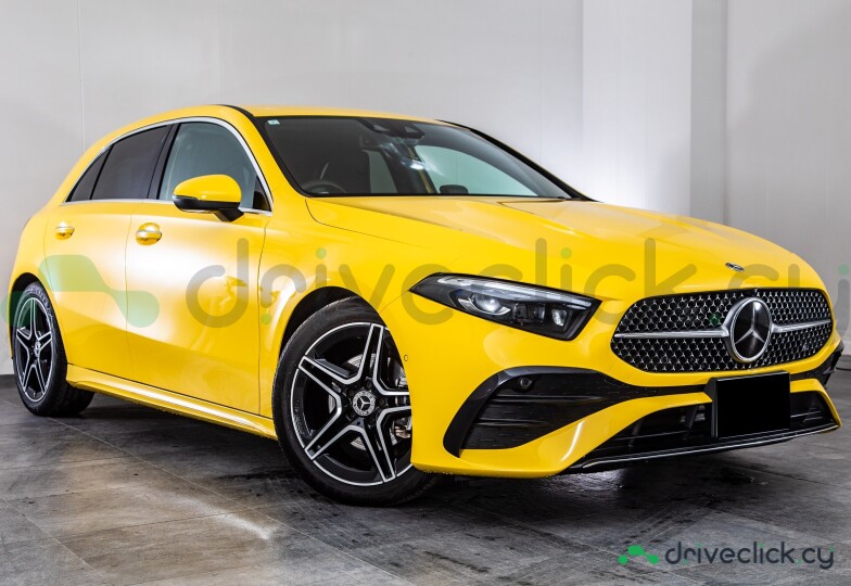 Mercedes A-class Yellow