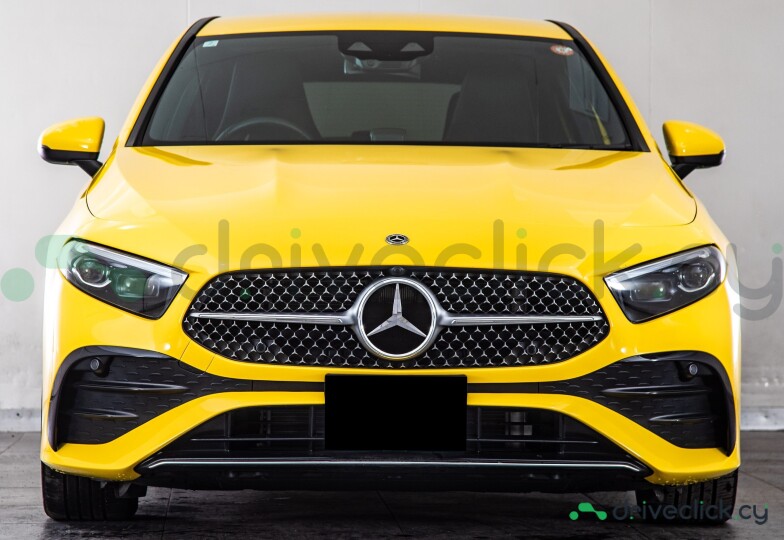 Mercedes A-class Yellow