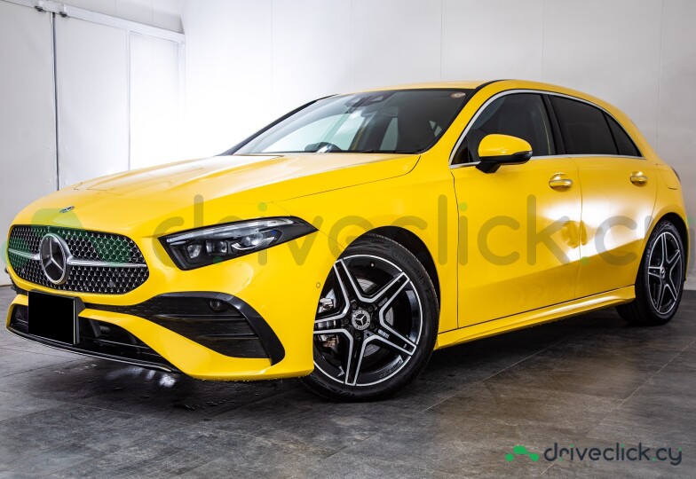 Mercedes A-class Yellow
