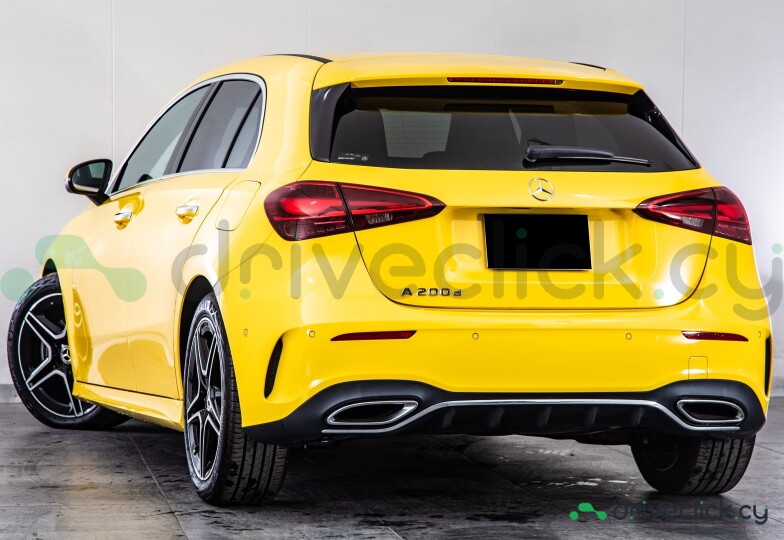 Mercedes A-class Yellow