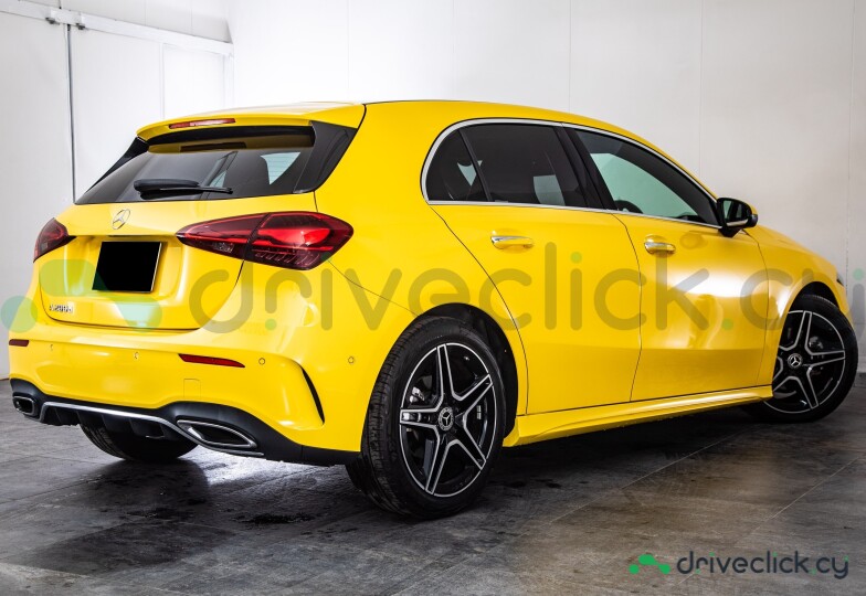 Mercedes A-class Yellow