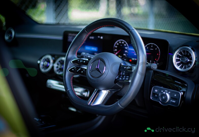 Mercedes A-class Yellow