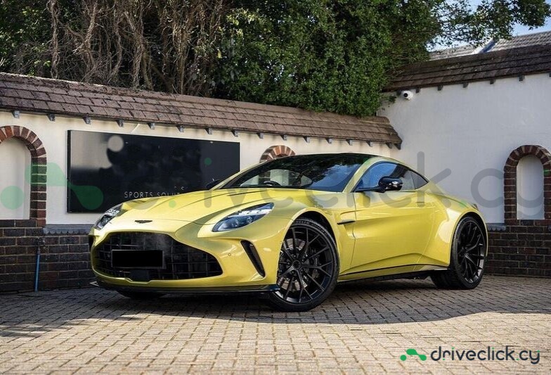 Aston Martin Vantage Yellow