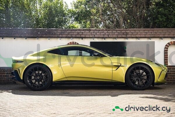 Aston Martin Vantage Yellow