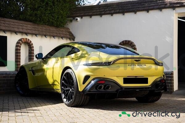Aston Martin Vantage Yellow